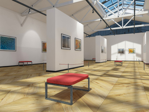 Art Gallery Exhibition Model 3D