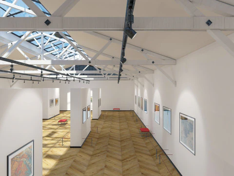 Art Gallery Exhibition 3D Model