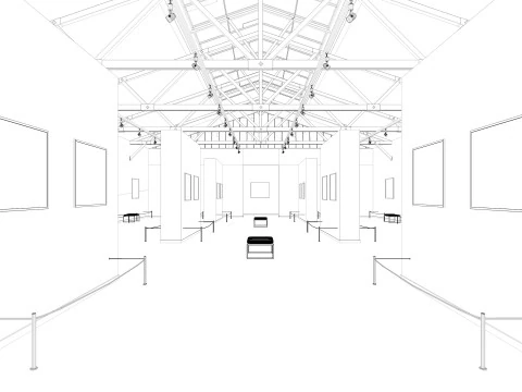 Art Gallery Exhibition 3D Model