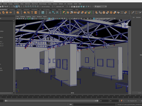 Art Gallery Exhibition Model 3D