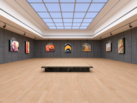 Art Gallery Exhibition 2 Modelo 3D