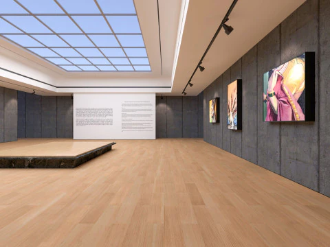 Art Gallery Exhibition 2 3D Model