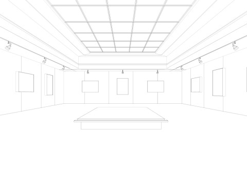 Art Gallery Exhibition 2 Modelo 3D