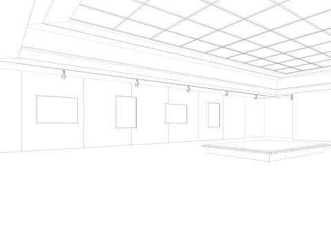 Art Gallery Exhibition 2 Modelo 3D