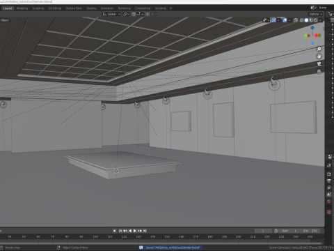 Art Gallery Exhibition 2 Modelo 3D