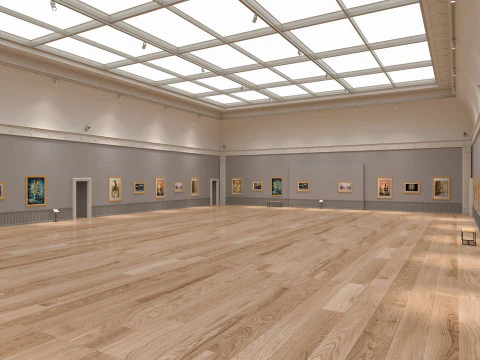Art Gallery Exhibition 3 3D Model