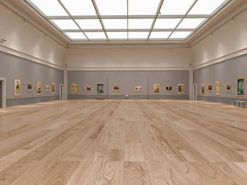 Art Gallery Exhibition 3 3D Model