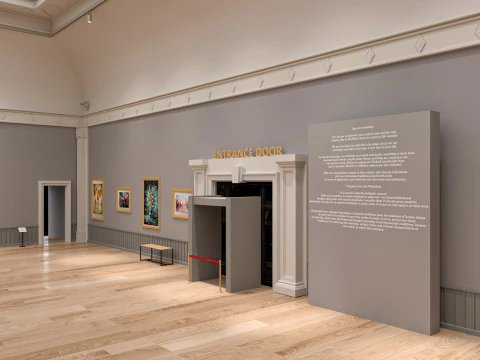 Art Gallery Exhibition 3 3D Model