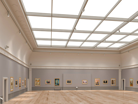 Art Gallery Exhibition 3 3D 모델