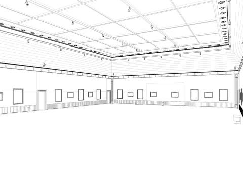 Art Gallery Exhibition 3 3D Model