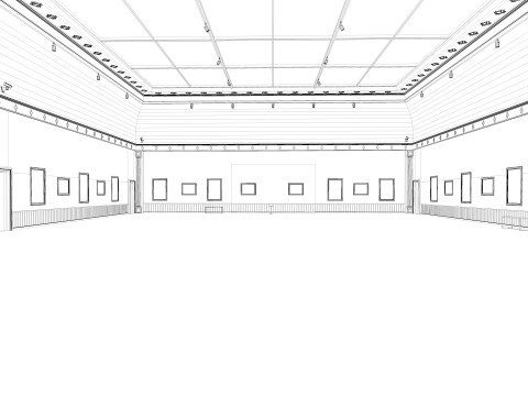 Art Gallery Exhibition 3 3D 모델