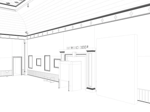 Art Gallery Exhibition 3 3D Model