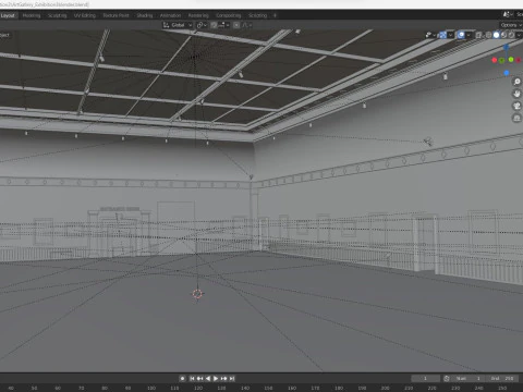 Art Gallery Exhibition 3 3D Model