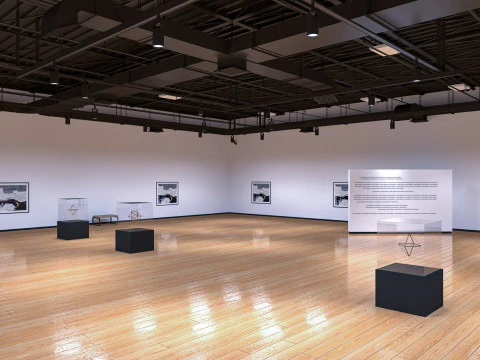 Art Gallery Exhibition 4 3D Model