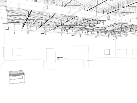 Art Gallery Exhibition 4 3D Model