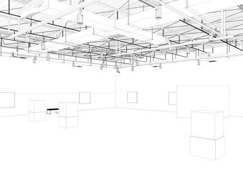 Art Gallery Exhibition 4 Modello 3D