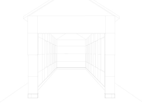 Abandoned industrial Building Low-poly 3D 模型
