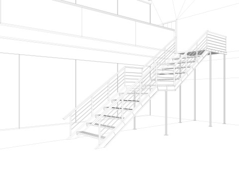 Aircraft Hangar 3D Model