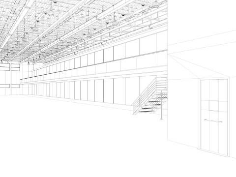 Aircraft Hangar 3D Model