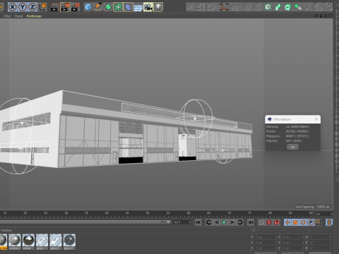Aircraft Hangar 3D Model