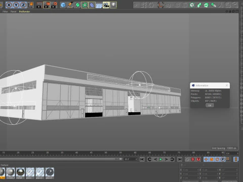 Aircraft Hangar 3D Model