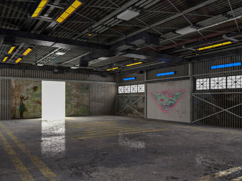 Aircraft Hangar 2 Modelo 3D