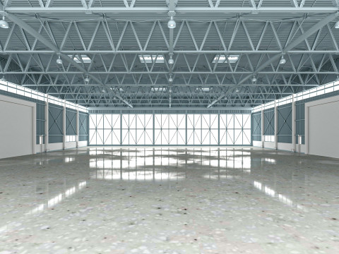 Airplane Hangar Modelo 3D