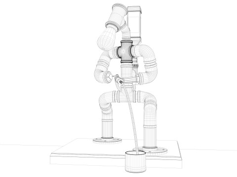 Bar Robot Lamp 3D मॉडल