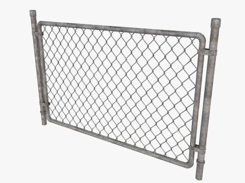 Barbed Wire fence collection 3D Model