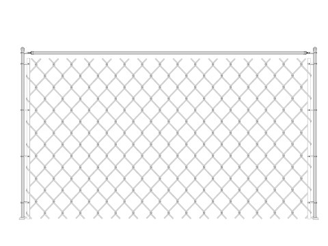 Barbed Wire fence collection 3D Model