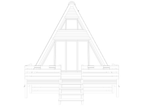 Bungalow House Model 3D