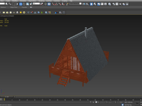 Bungalow House Model 3D