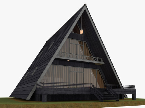 Bungalow House 2 3D Model