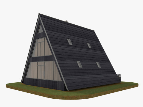 Bungalow House 2 3D Model