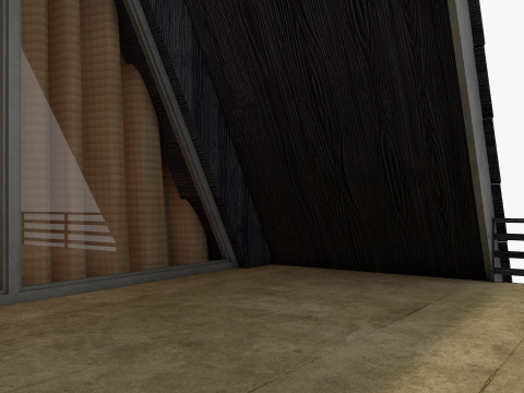 Bungalow House 2 3D Model