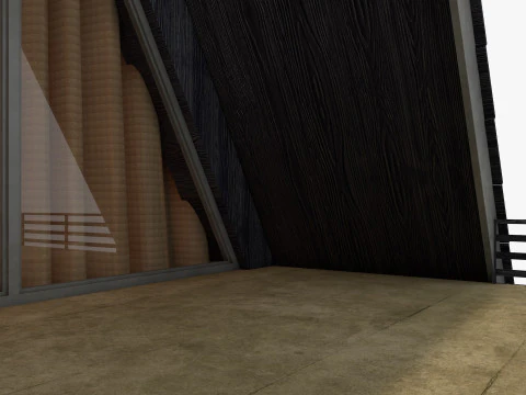 Bungalow House 2 3D Model