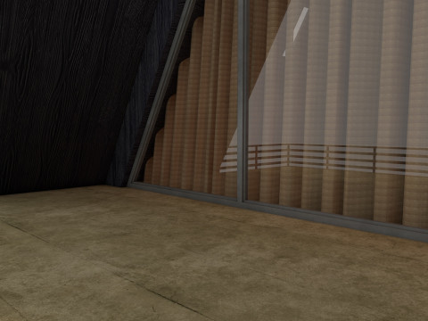 Bungalow House 2 3D Model