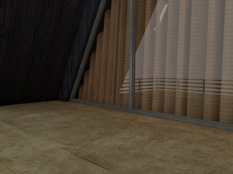 Bungalow House 2 3D Model