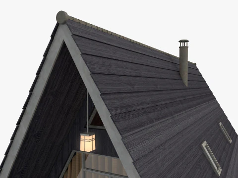 Bungalow House 2 3D Model
