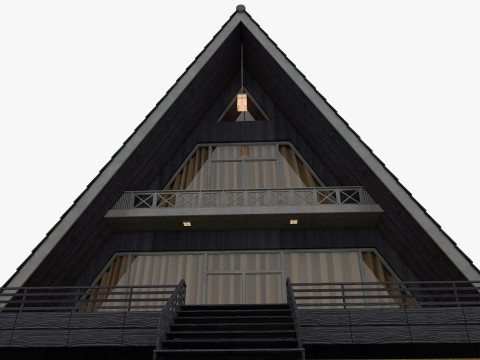 Bungalow House 2 3D Model