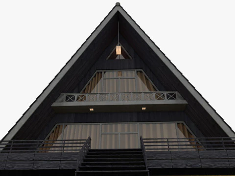 Bungalow House 2 3D Model
