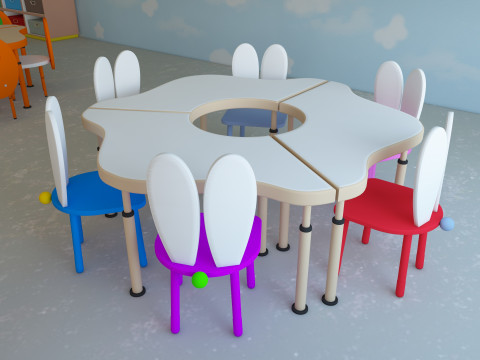 Cartoon Nursery Classroom Modelo 3D