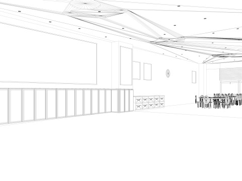 Cartoon Nursery Classroom Modelo 3D