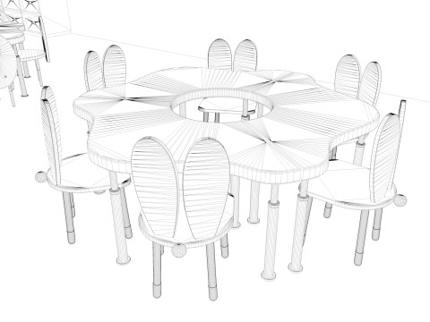 Cartoon Nursery Classroom Modelo 3D