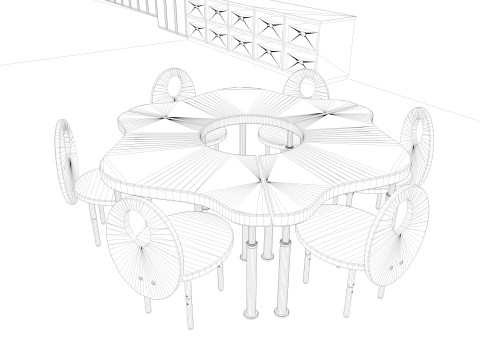Cartoon Nursery Classroom Modelo 3D