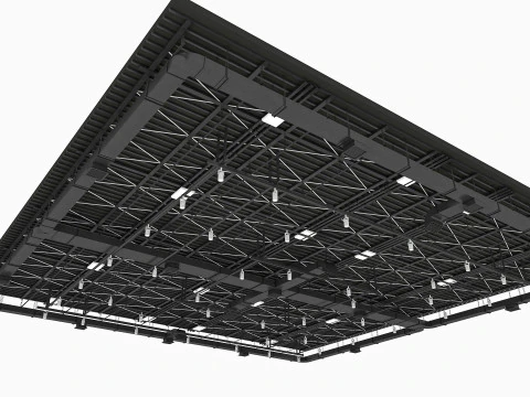 Tubi di ventilazione a soffitto 7 Modello 3D