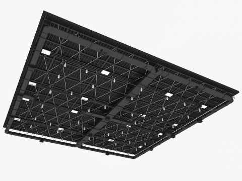 Ceiling Ventilation Pipes 7 3D Model