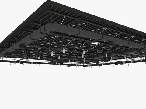 Tubi di ventilazione a soffitto 7 Modello 3D