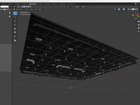 Tubi di ventilazione a soffitto 7 Modello 3D