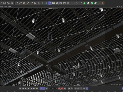 Tubi di ventilazione a soffitto 7 Modello 3D